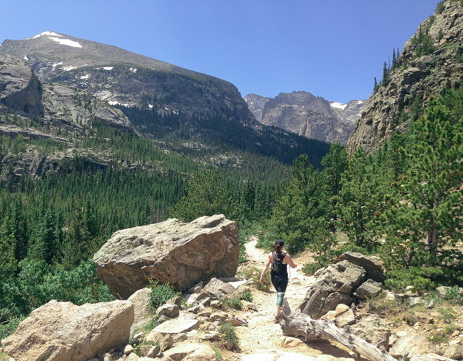 Rocky Mountain National Park // Hiking Alberta Falls // annabelleneedles.com